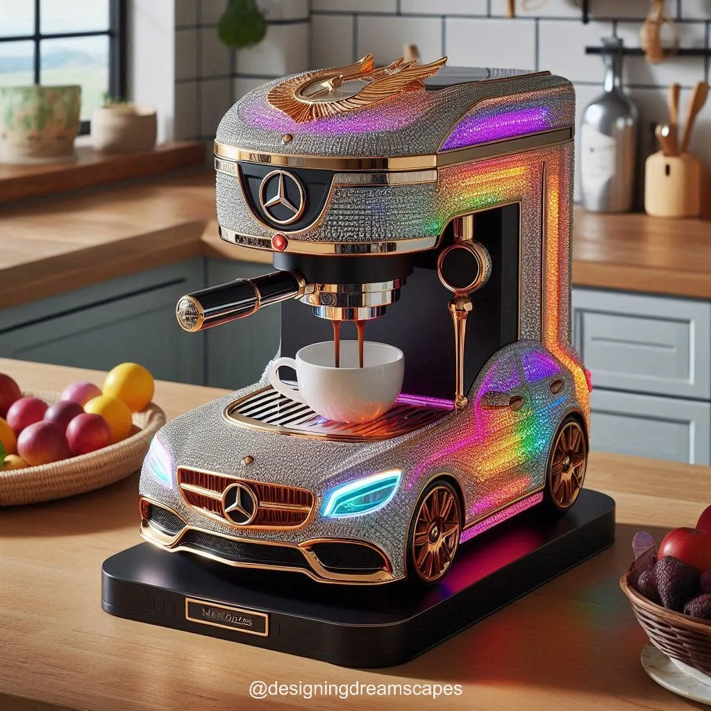 Mercedes-Inspired Coffee Maker: Luxury Brewing Experience