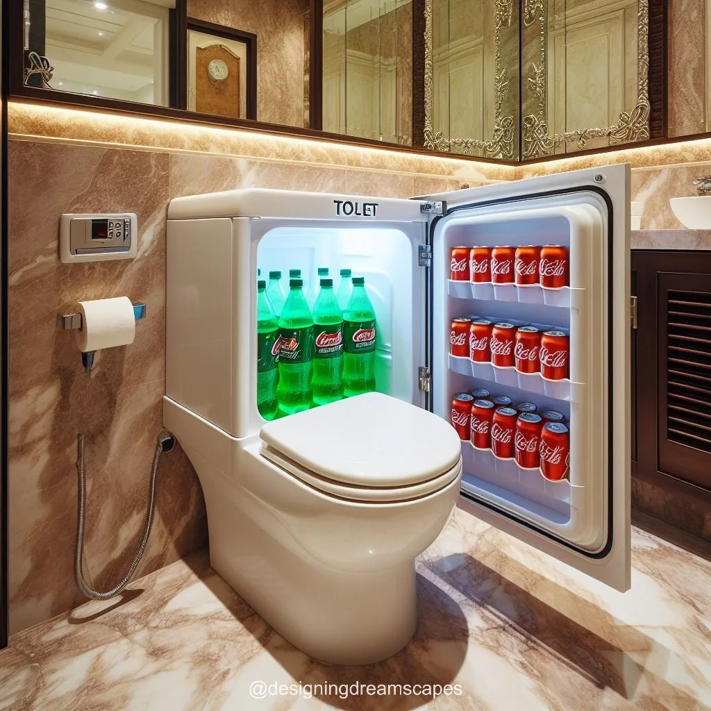 Refrigerator-Shaped Toilet: A Cool Twist on Bathroom Design