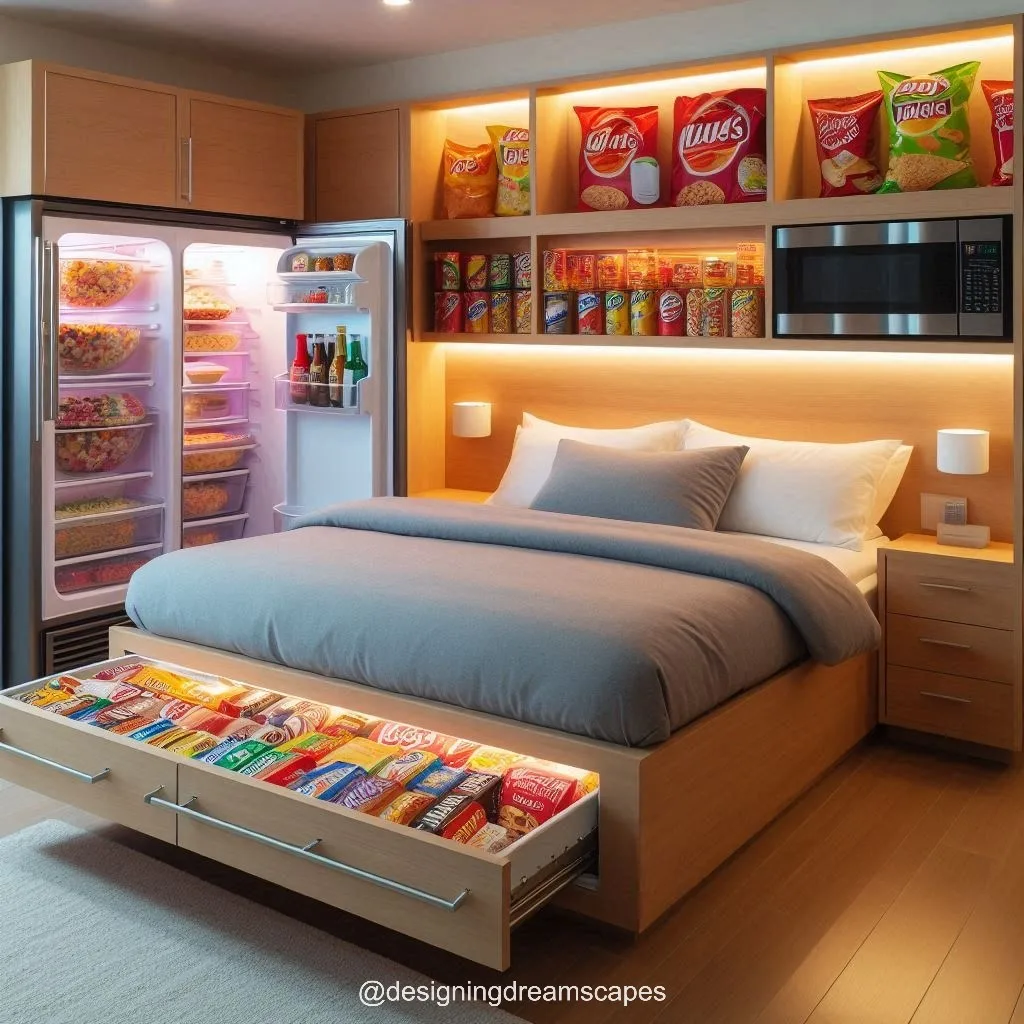 The Future of Bed with Integrated Refrigerator