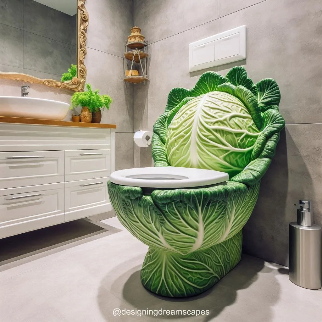 Cabbage-Shaped Toilet: The Quirky Touch Your Bathroom Needs
