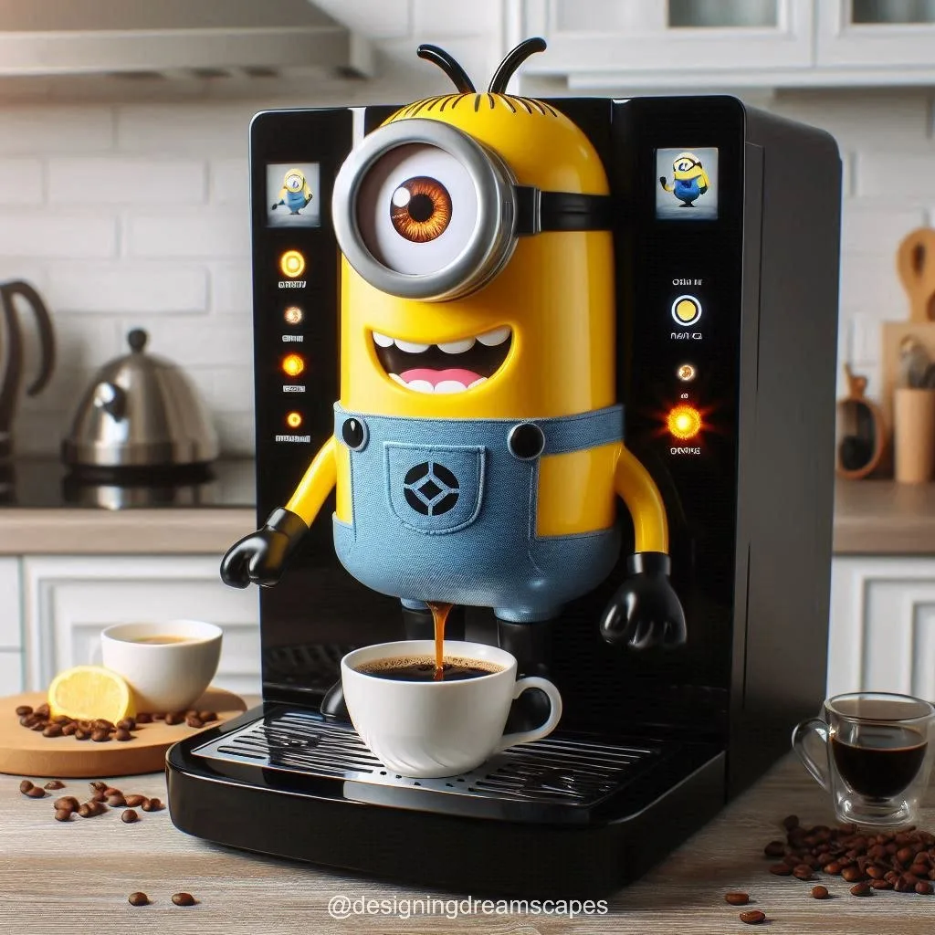 Minion-Inspired Coffee Maker: Enjoy Your Coffee with a Smile