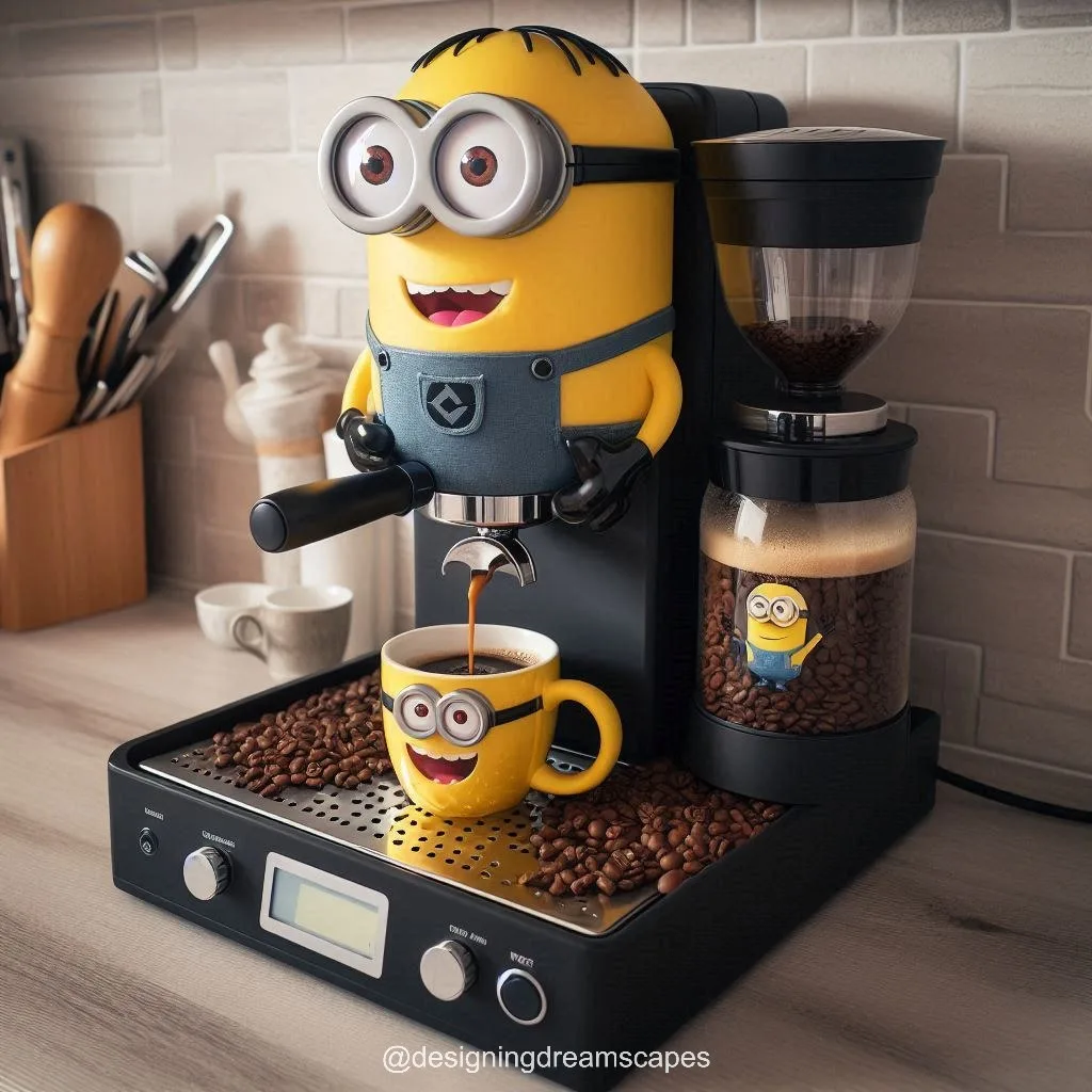 Minion-Inspired Coffee Maker: Enjoy Your Coffee with a Smile