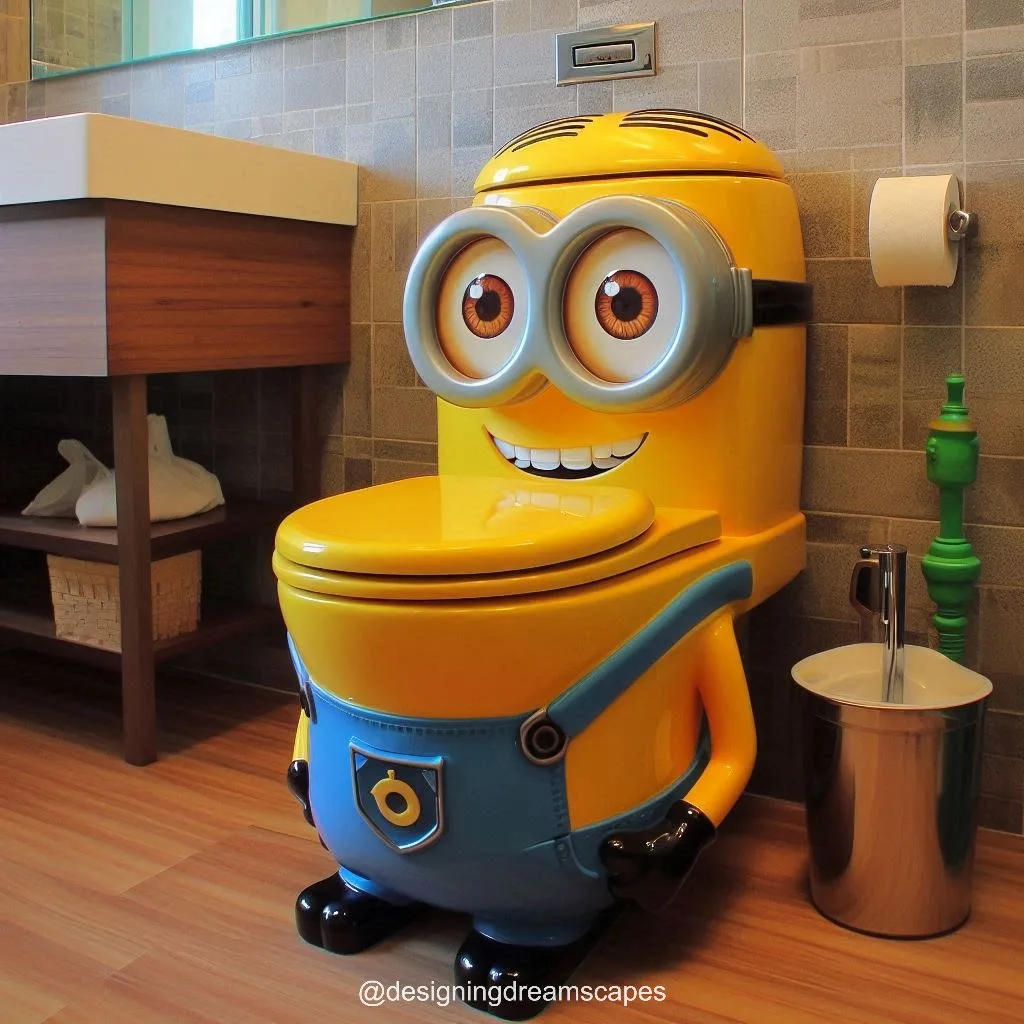 Minion-Shaped Toilet: Unique and Quirky Bathroom Fixture