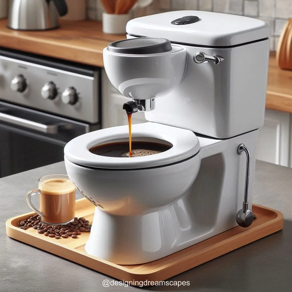 Toilet-Shaped Coffee Maker: Unconventional and Fun
