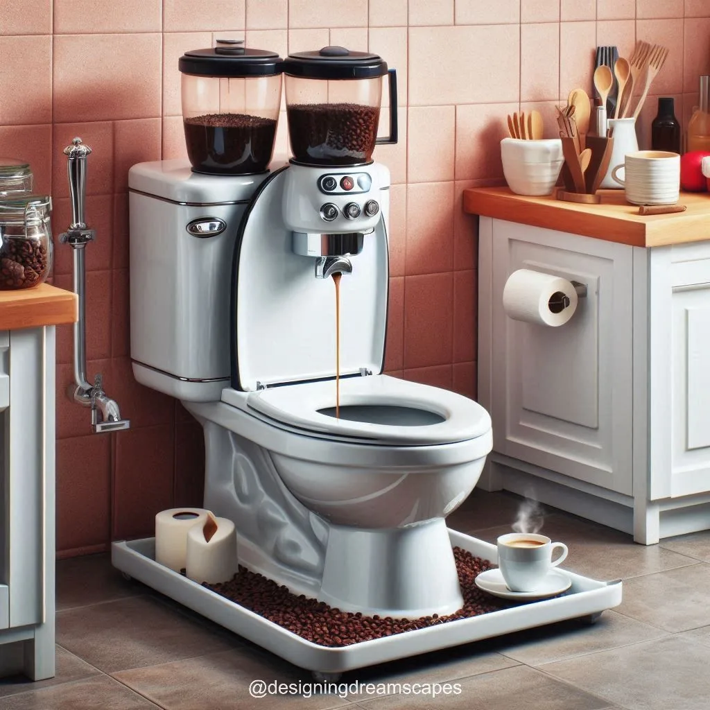 Crafted for Caffeine Connoisseurs: A Detailed Look at the Toilet Coffee Maker