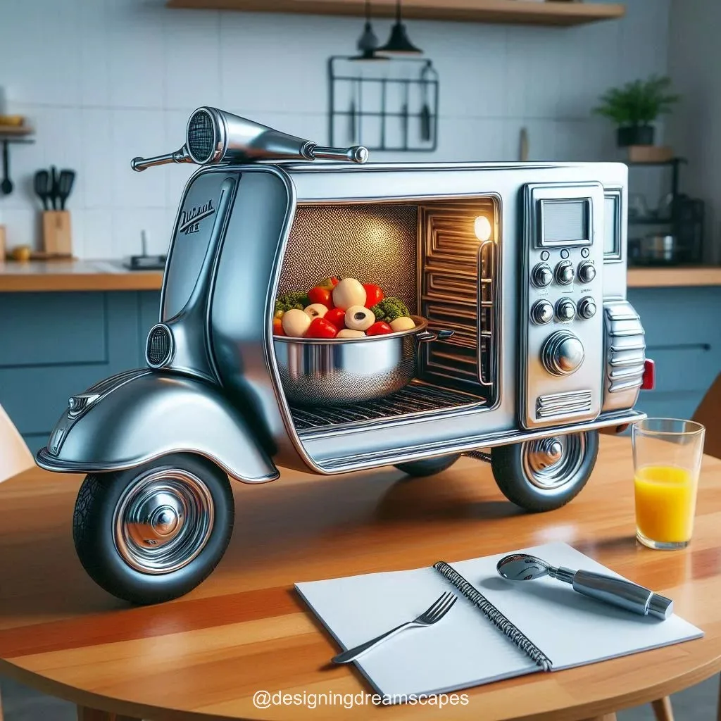 From Italian Streets to Your Kitchen Counter: The Story Behind the Vespa-Inspired Microwave