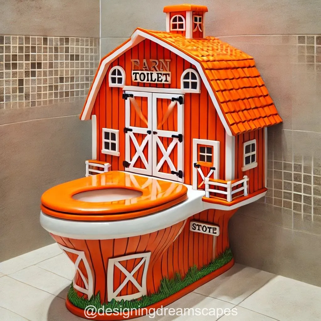 Barn-Shaped Toilets: Rustic Charm for Your Bathroom