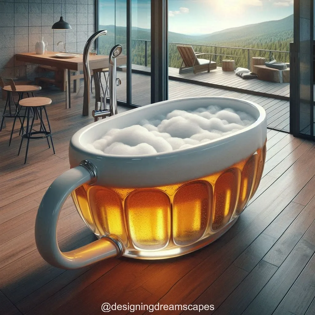 Beer Mug-Shaped Hot Tub: Dive into Fun and Relaxation