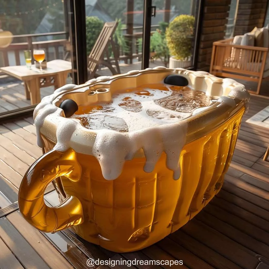 Beer Mug-Shaped Hot Tub: Dive into Fun and Relaxation