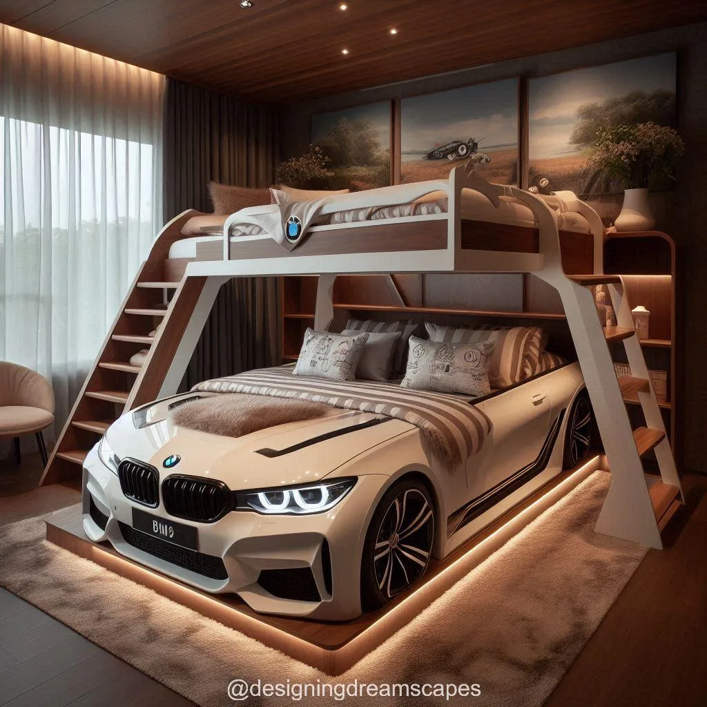 6. Where to Buy BMW-Shaped Bunk Beds with Feathers