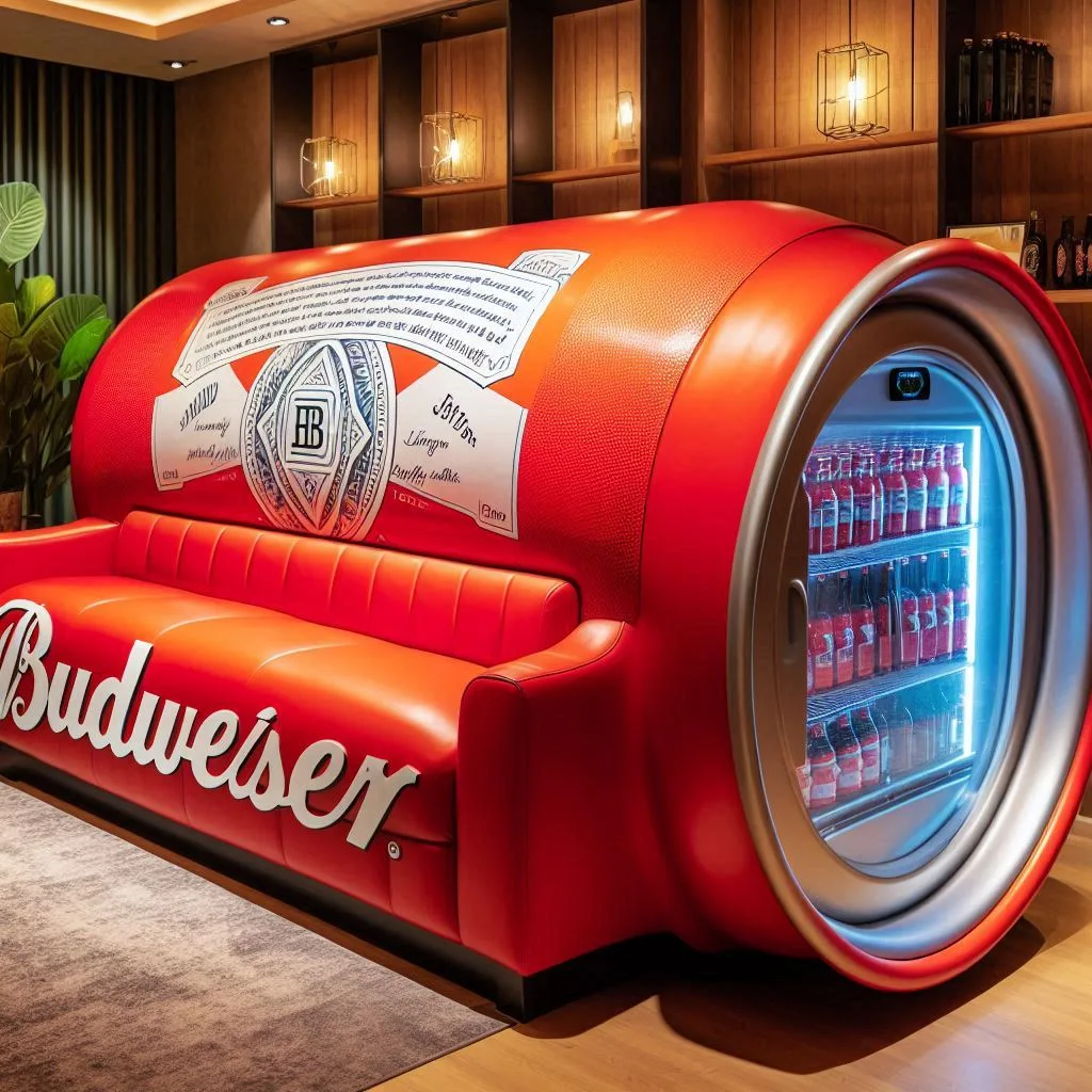 The Design Elements of the Budweiser Inspired Sofa