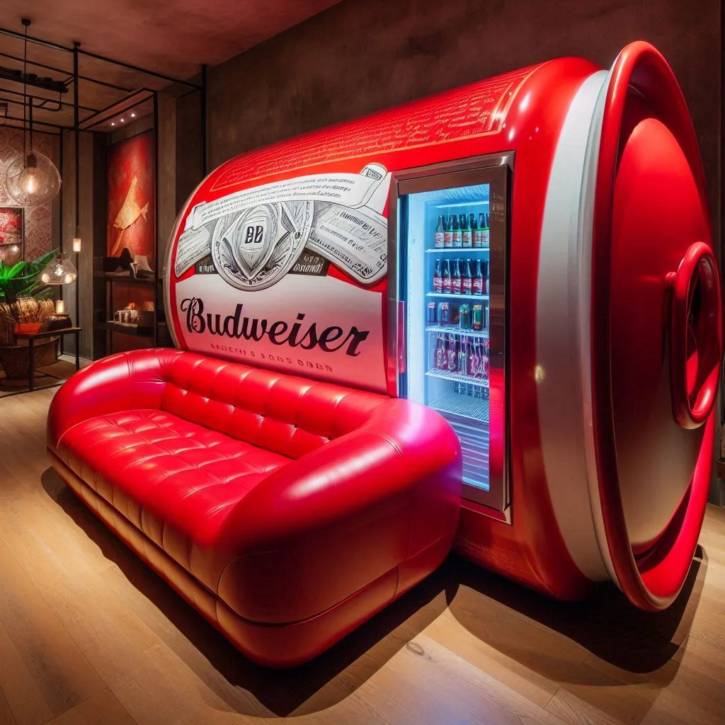 The Design Elements of the Budweiser Inspired Sofa