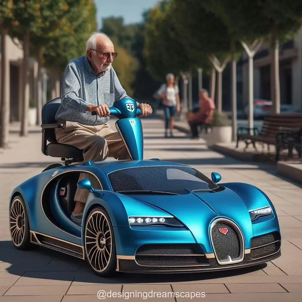 Bugatti Shape Mobility Scooter for Stylish Transportation
