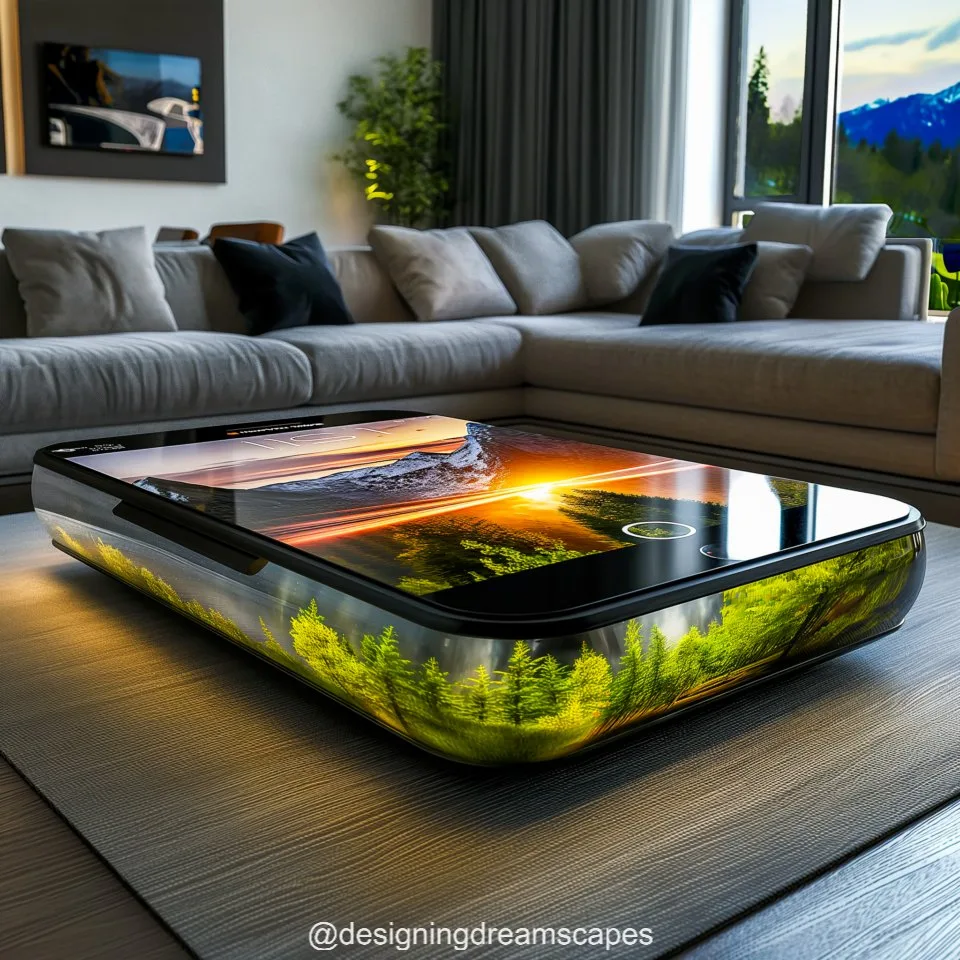 A Fusion of Form and Function: The Versatility of Cellphone-Themed Epoxy Coffee Tables