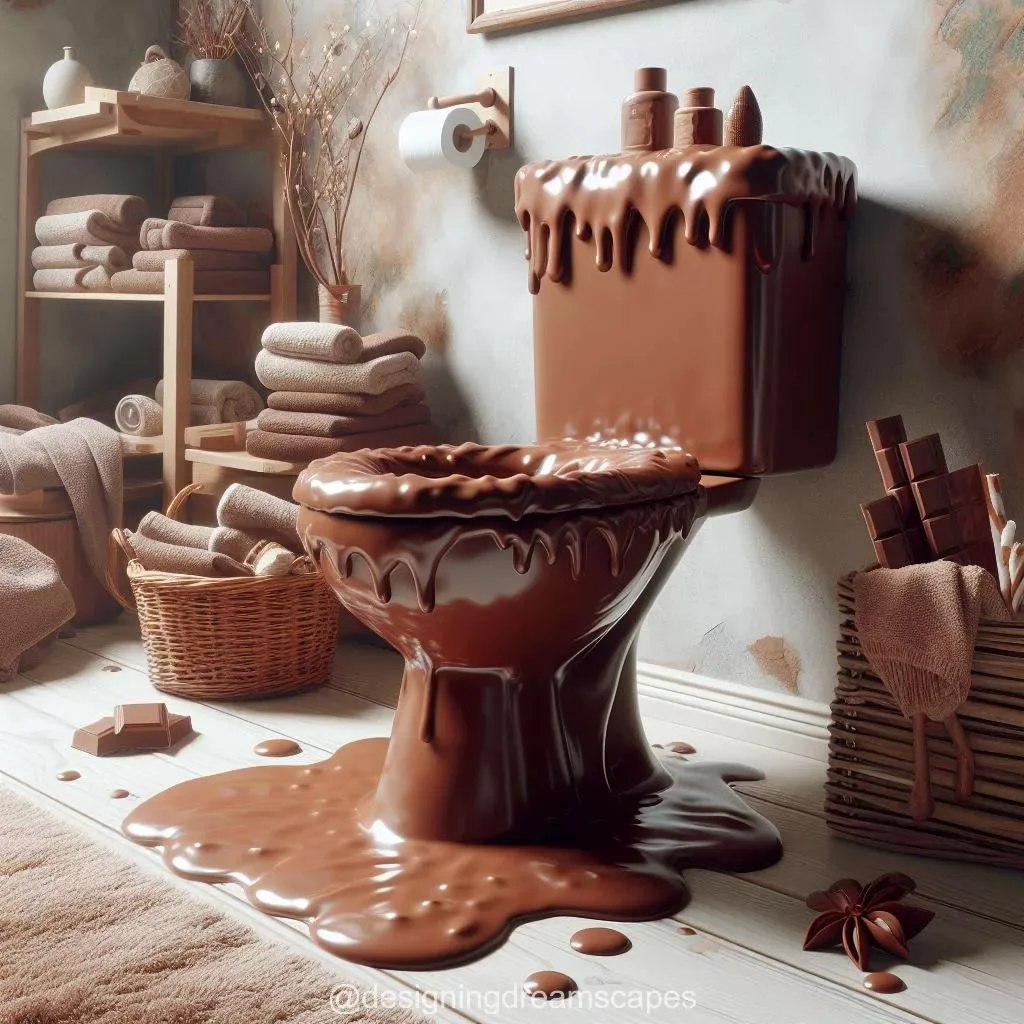 Designing Your Bathroom Around a Chocolate Inspired Toilet