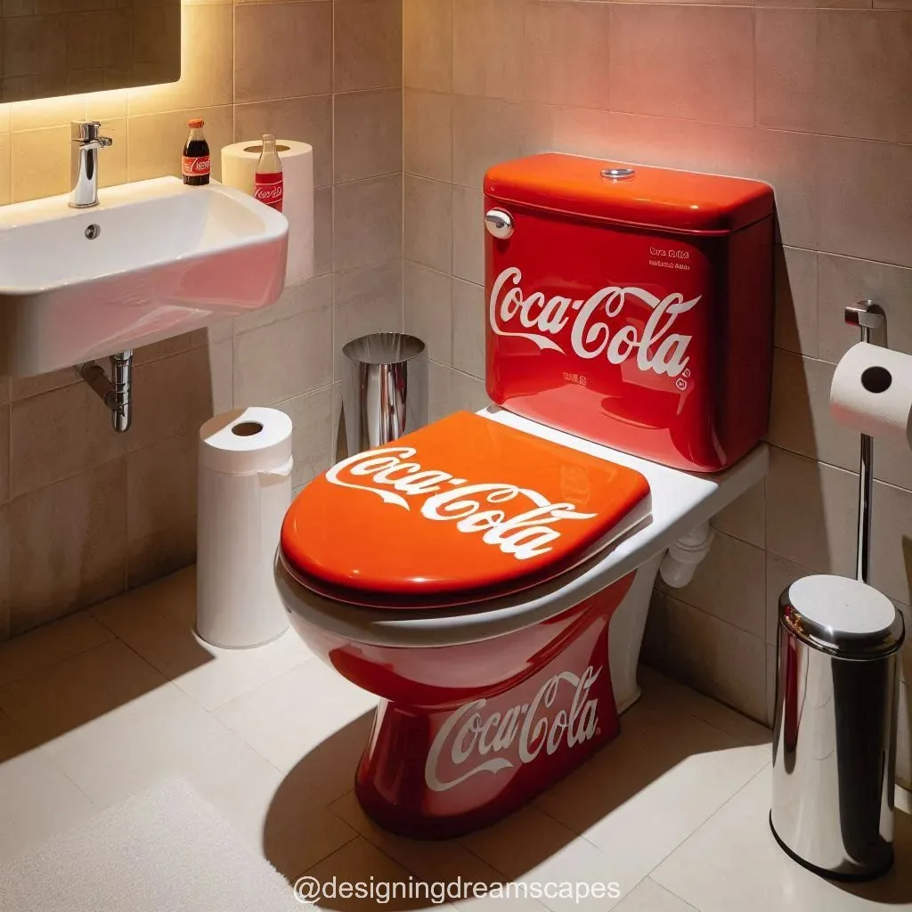 Coca and Pepsi Inspired Toilet: Add a Spark to Your Bathroom