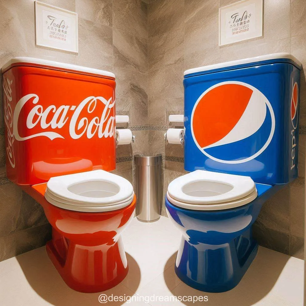 Unique Toilet Concepts: Coca-Cola and Pepsi Influence