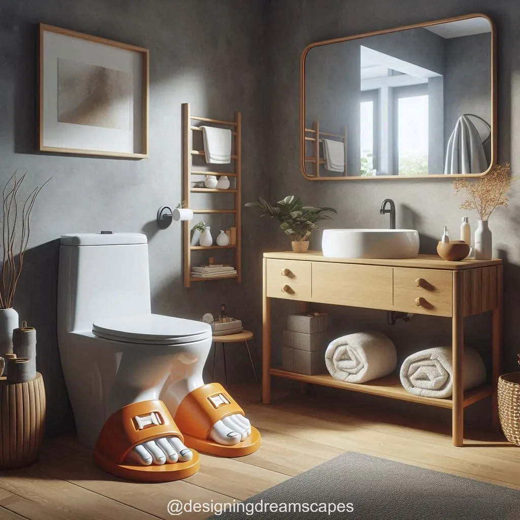 Designing for Comfort: The Ergonomics of Foot-Shaped Sandal Toilets