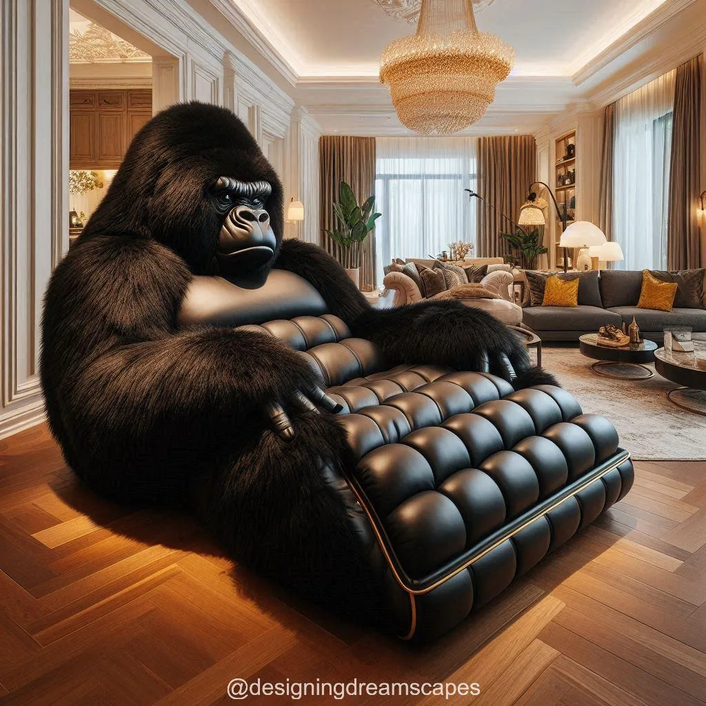 Giant Gorilla Lounge Chairs: Bold Design for Bold Relaxation