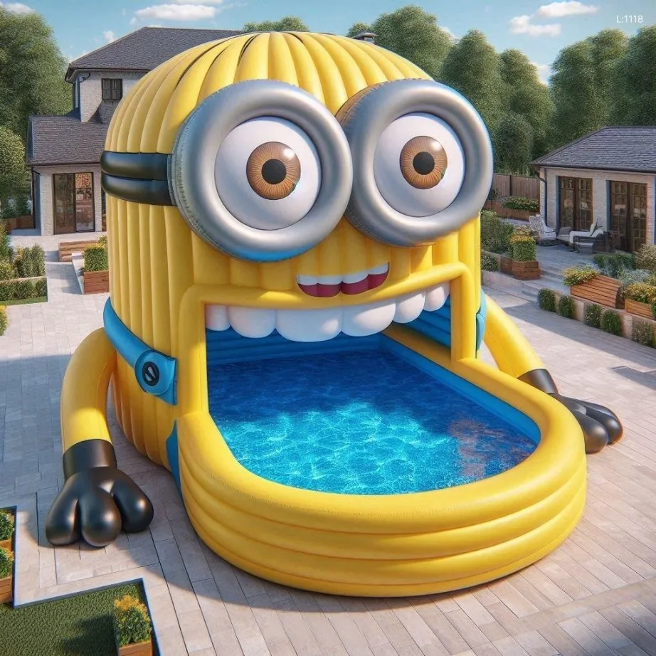 Giant Inflatable Minion Pool: Splash into Minion Fun