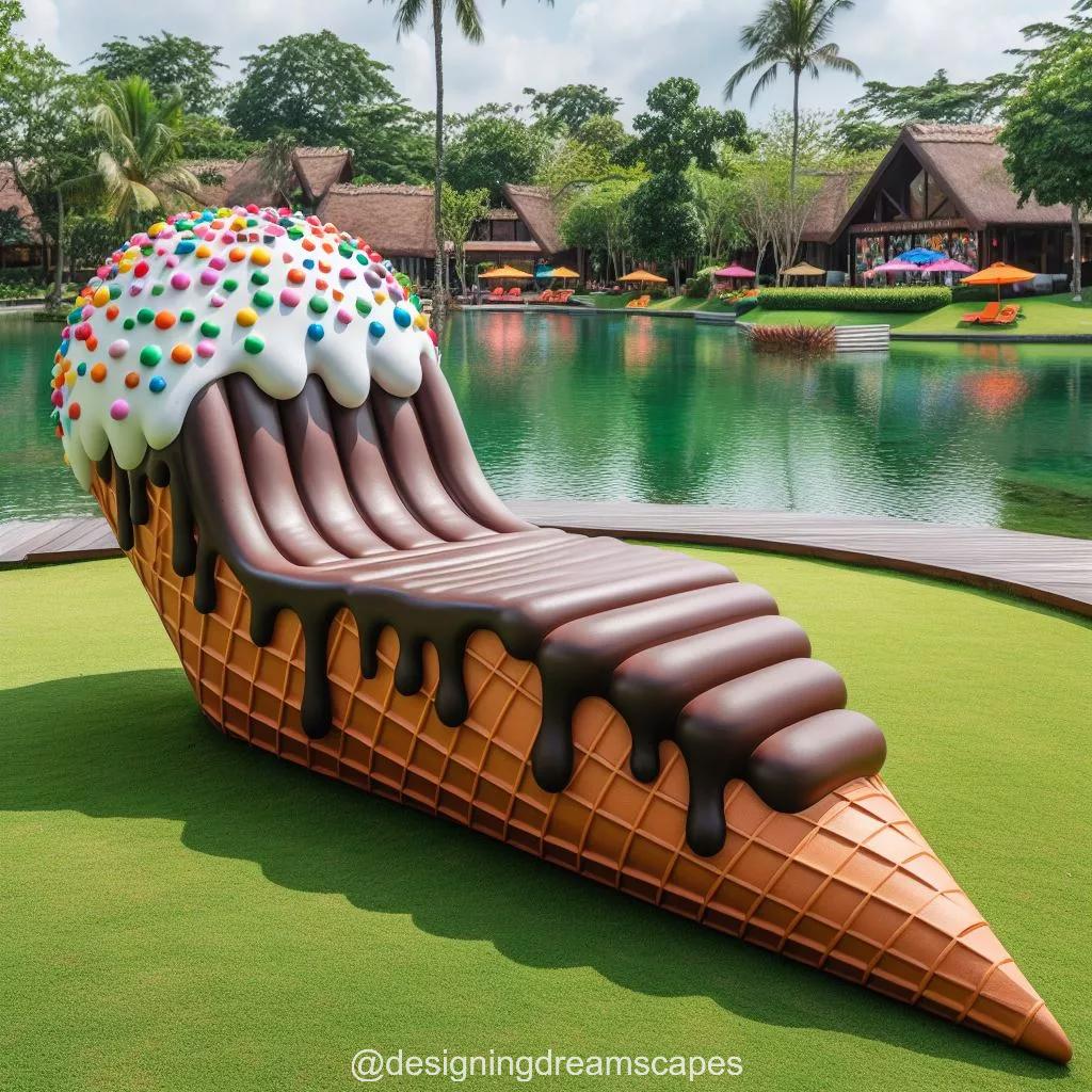 Ice Cream Shaped Sun Loungers: Sweet Relaxation in the Sun