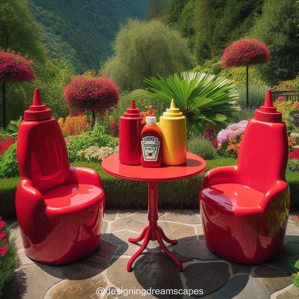 Ketchup Bottle Patio Set: Bringing Retro Charm to Your Outdoor Living