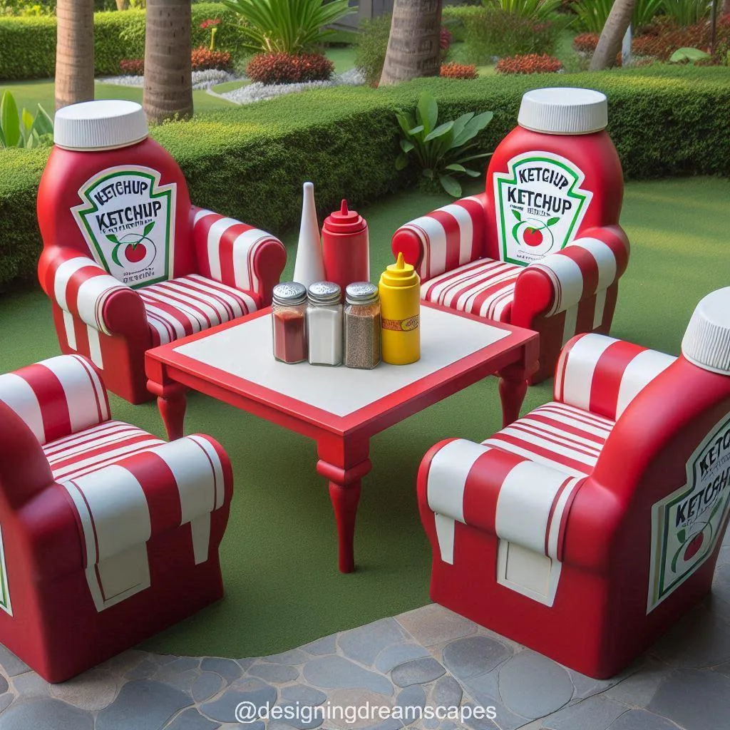 Revamp Your Patio with a Ketchup Bottle Patio Set: A Quirky and Charming Choice