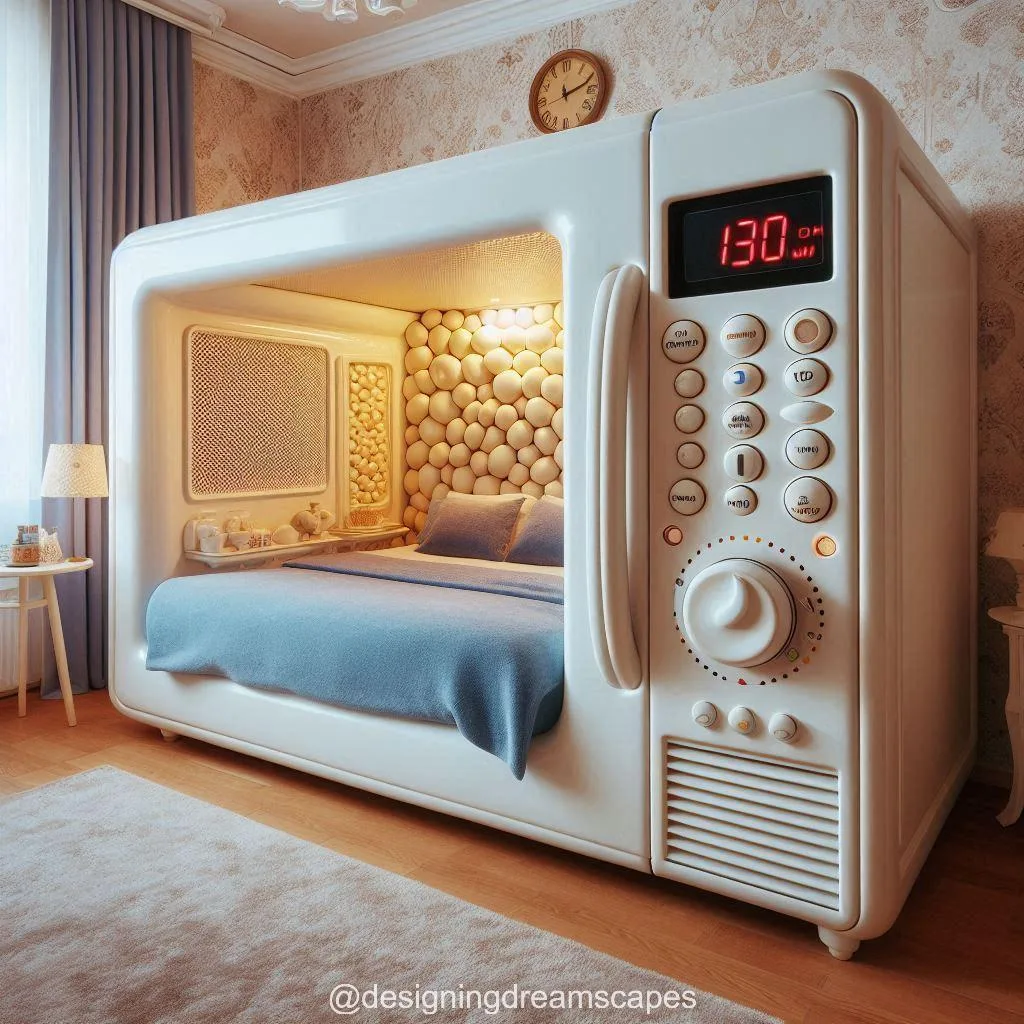 Are microwave-shaped beds suitable for small spaces?