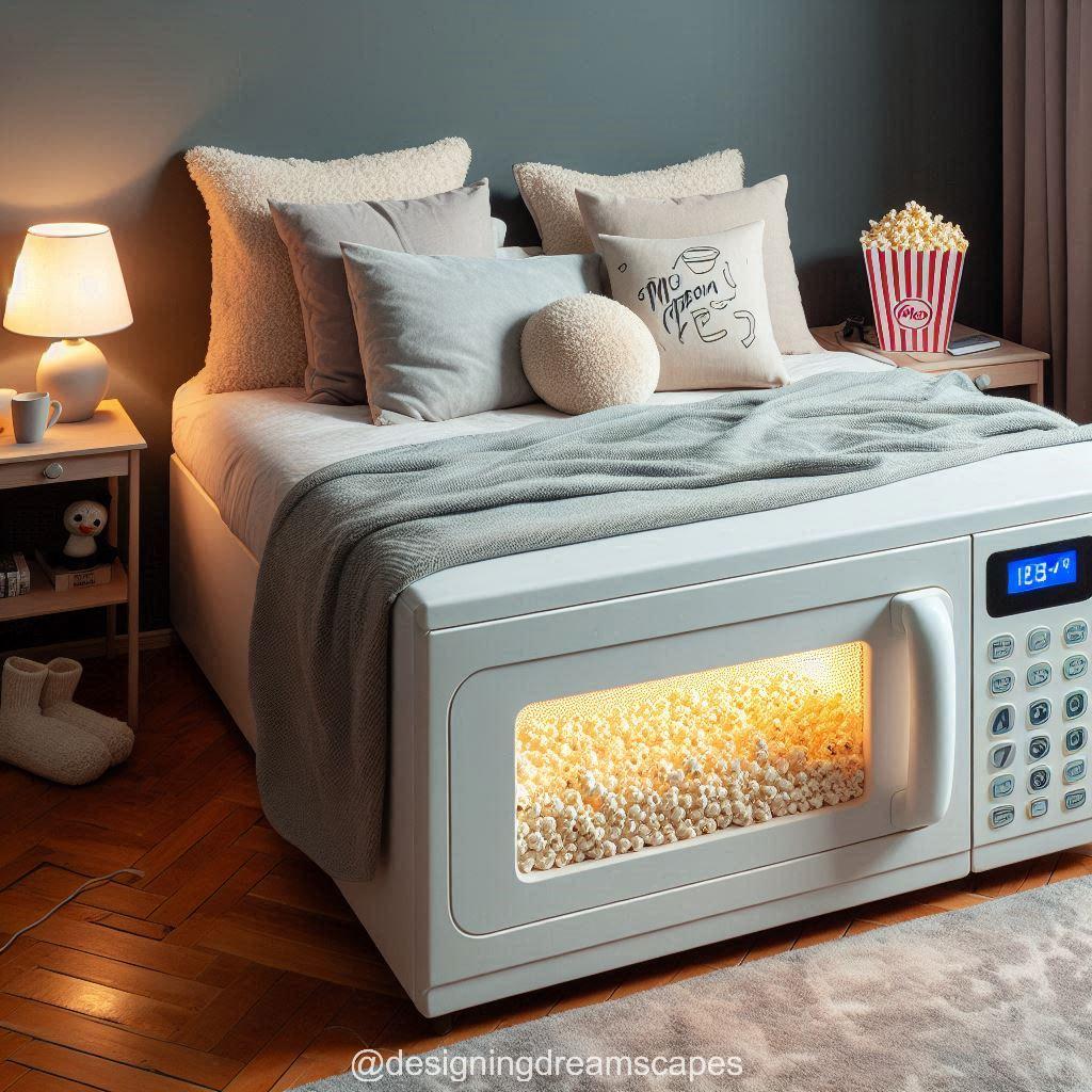 Microwave-Shaped Bed: Heat Up Your Bedroom Décor