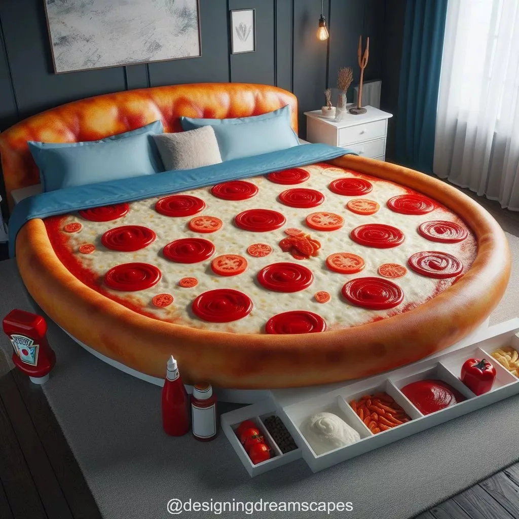 Pizza-Shaped Bed: More Than Just a Novelty Item