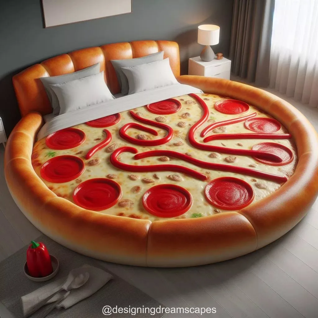The Pizza-Shaped Bed: A Unique Gift for the Ultimate Food Fanatic