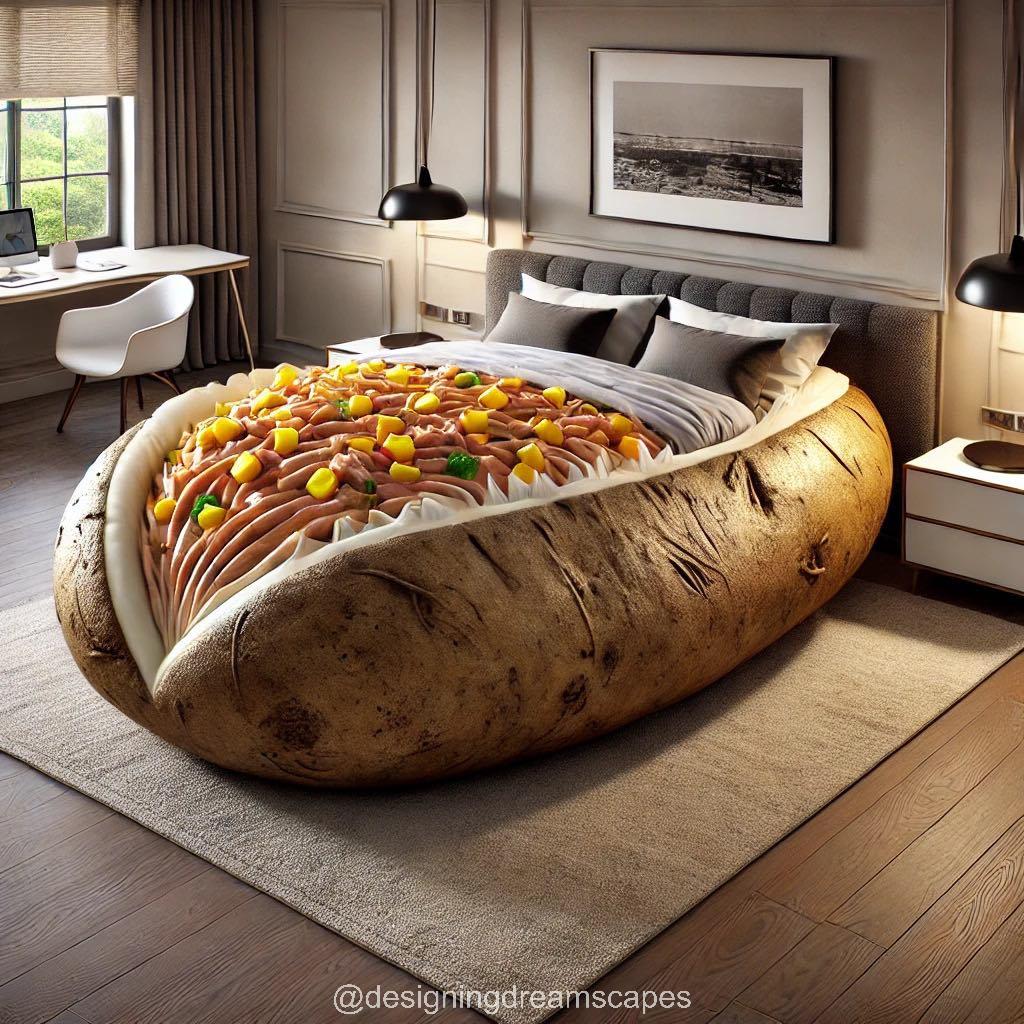 Potato Shaped Bed: Unique Design for a Fun Bedroom