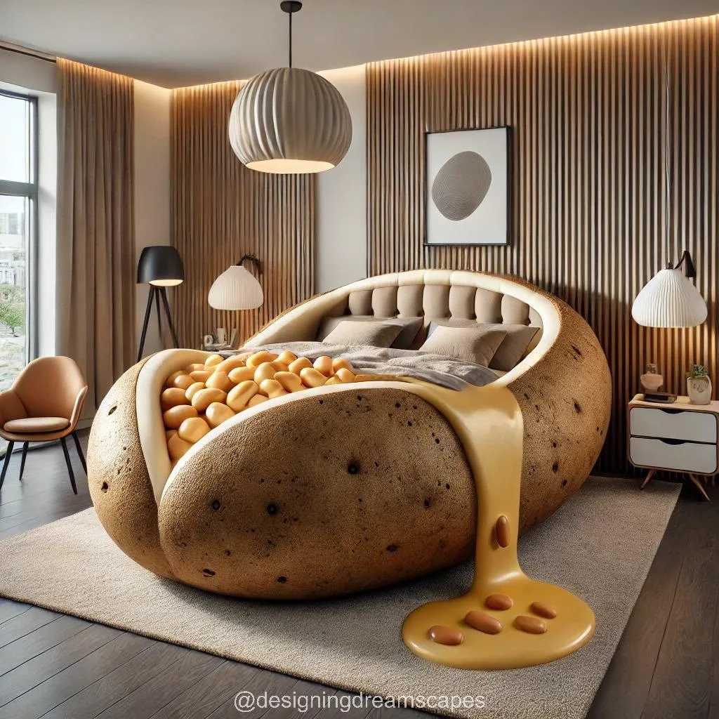 Potato Shaped Bed: Unique Design for a Fun Bedroom