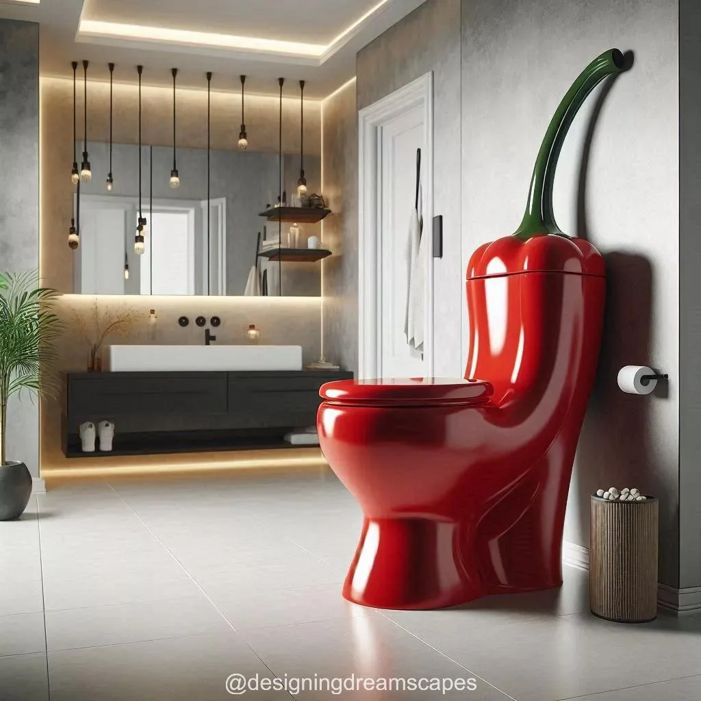 Spice Up Your Bathroom: Red Chili Pepper-Shaped Toilets Gain Popularity