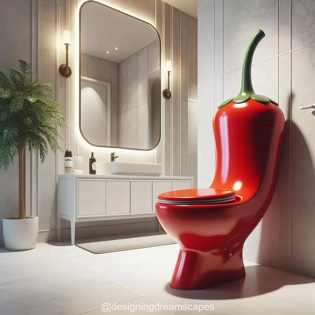 The Chili Pepper Toilet: A Conversation Starter for Your Bathroom