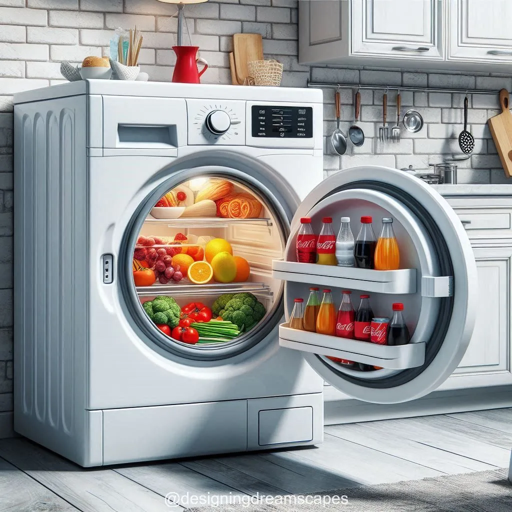 Refrigerator-Shaped Washing Machine: A Stylish Laundry Upgrade