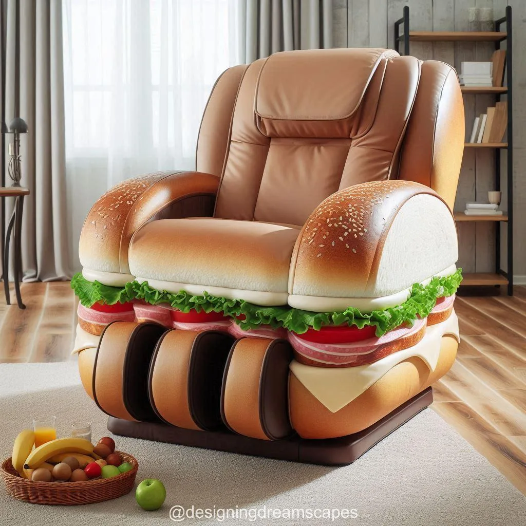 Sandwich-Shaped Massage Chair: A Deliciously Relaxing Experience