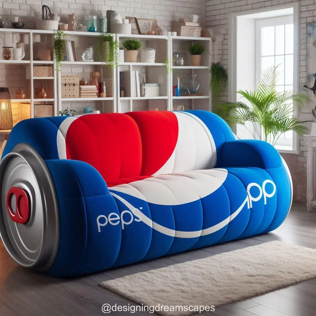 What are soda-inspired sofas?