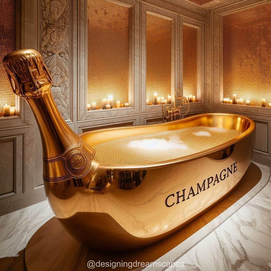 The Alcoholic Beverages Shaped Bathtub: A Fusion of Luxury, Fun, and Uniqueness