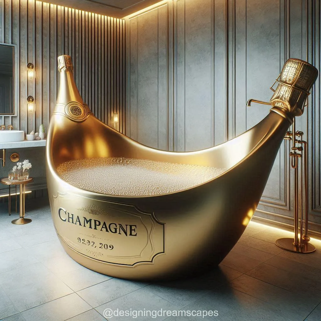 The Alcoholic Beverages Shaped Bathtub: A Perfect Blend of Luxury and Fun