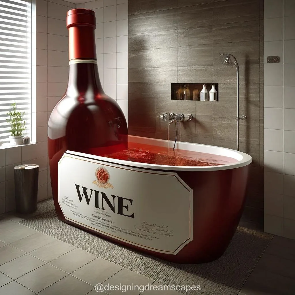 The Alcoholic Beverages Shaped Bathtub: A Fusion of Luxury, Fun, and Uniqueness