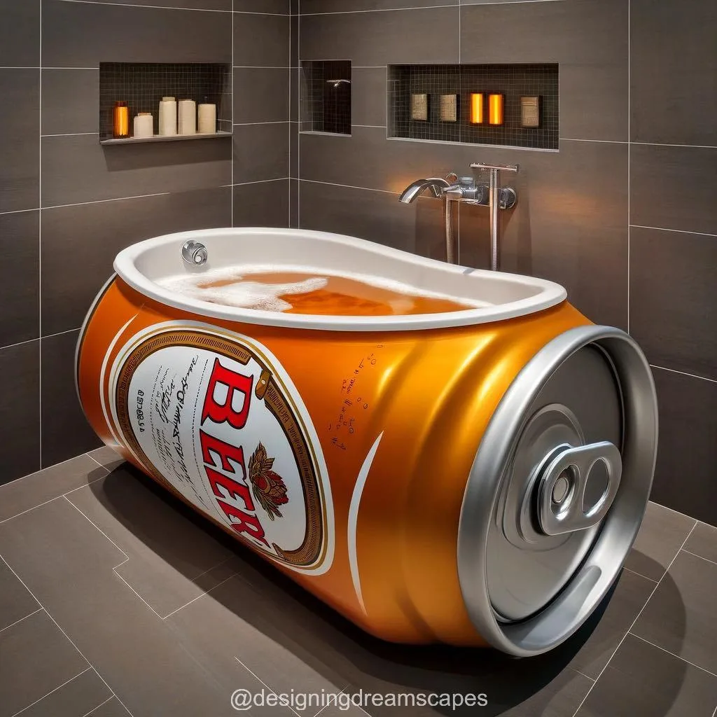 Why the Alcoholic Beverages Shaped Bathtub is a Game-Changer