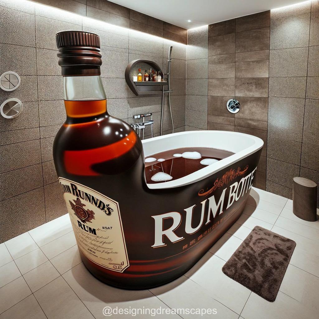 The Design and Craftsmanship Behind Alcoholic Beverages Shaped Bathtubs