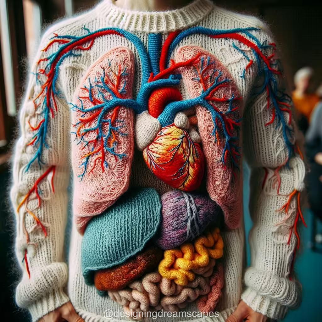 Anatomy Sweaters: Wearable Art Inspired by the Human Body