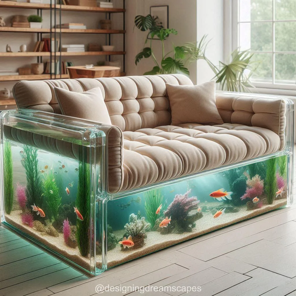 Aquarium Sofas: Where Furniture Meets Aquatic Beauty