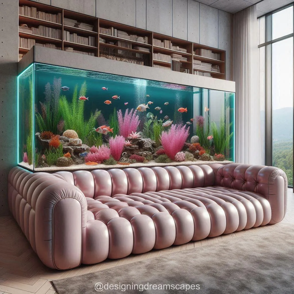 Aquarium Sofas: Where Furniture Meets Aquatic Beauty