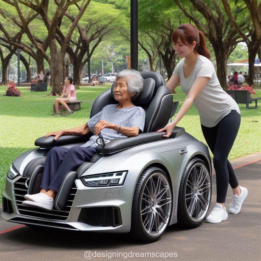 Benefits of the Audi-Inspired Wheelchair with Integrated Massage Chair