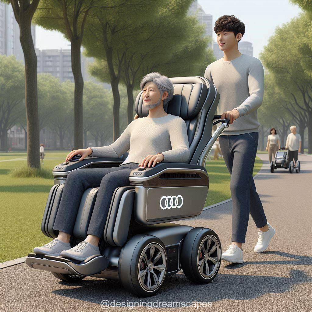 Benefits of the Audi-Inspired Wheelchair with Integrated Massage Chair