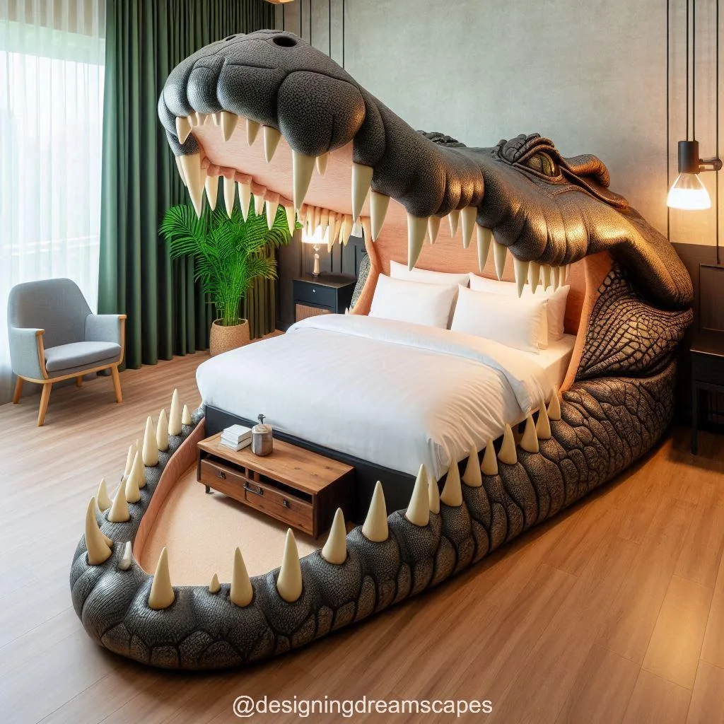 Crocodile Teeth-Shaped Bed: A Unique and Fierce Sleep Experience