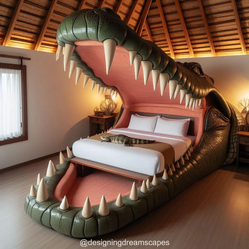 Crocodile Teeth-Shaped Bed: A Unique and Fierce Sleep Experience